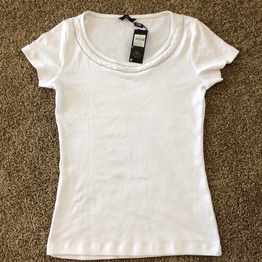 Simple white T-shirt